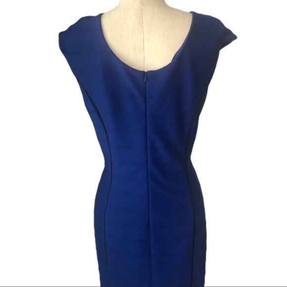 Joseph Ribkoff 14 royal blue cap sleeve dress